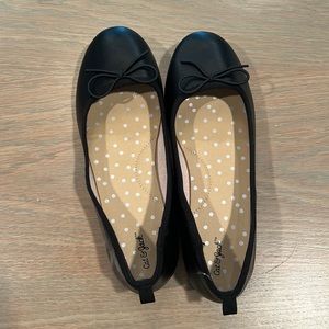 cat and jack black diana slip on shoes size 4